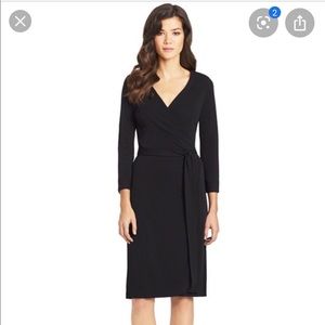 Old navy black low cut wrap dress XXL